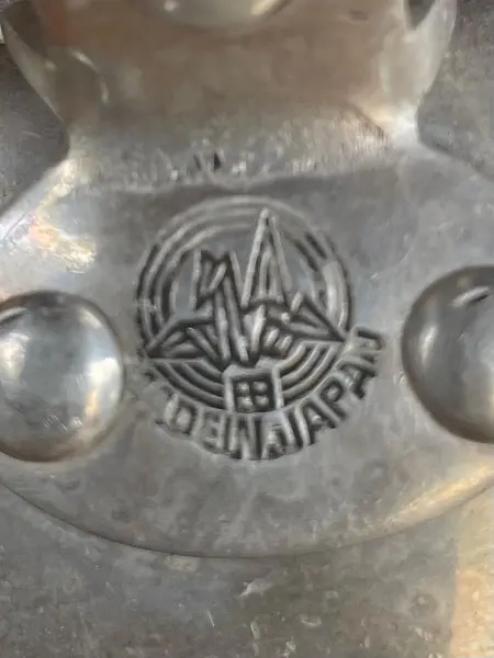 Tetera Hervidor Manija Y Pomo Negro - Japón 1960
