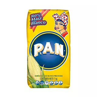 Harina de Maíz Blanco Precocido Pan