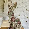 Conejo Artesanal Forrado En Tela De Jacquard Y Millaré