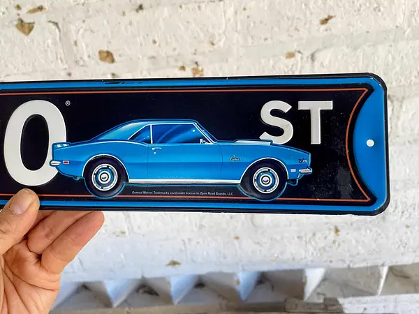 Letrero Metálico Camaro St