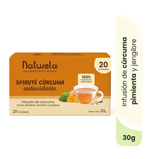 Spiruté Cúrcuma X 20 | Infusión Dorada Antioxidante