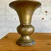 Floreros X 2 En Bronce - India 1950