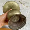 Floreros X 2 En Bronce - India 1950