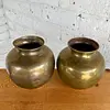 Floreros X 2 En Bronce - 1950