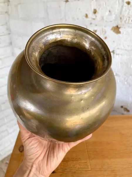 Floreros X 2 En Bronce - 1950