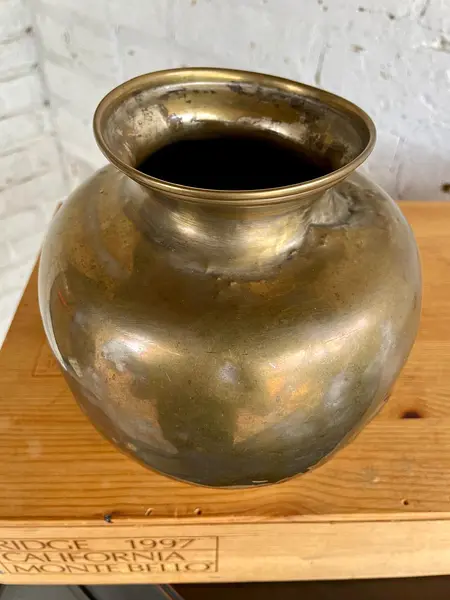 Floreros X 2 En Bronce - 1950