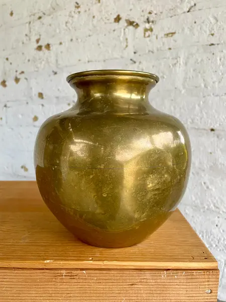 Floreros X 2 En Bronce - 1950