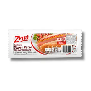 Salchicha Súper Perro Zenú 2unds
