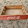Caja Coca Cola Rústica Y Manijas Anudadas En Los Laterales