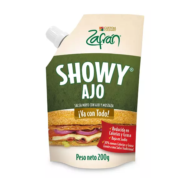 Salsa Zafrán Showy Ajo 200gr