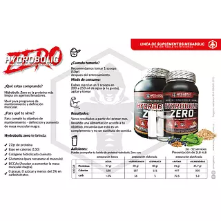 Hidrobolic Zero 4 Lb