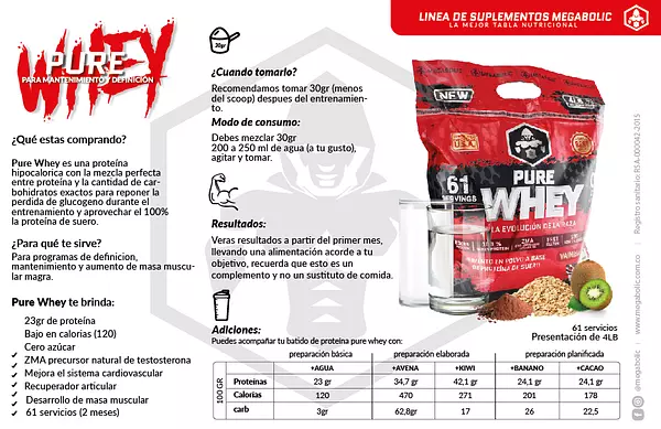 Pure Whey 4 Lb