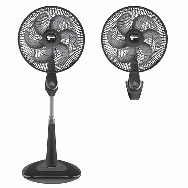 Ventilador Samurai Extremo 2 En 1 Negro