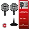 Ventilador Samurai Comfort Maxx Plus 2 En 1 3402