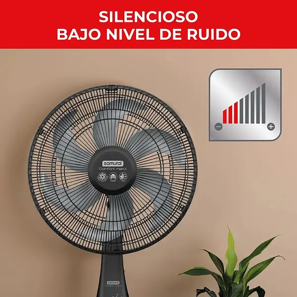 Ventilador Samurai Comfort Maxx Plus 2 En 1 3402