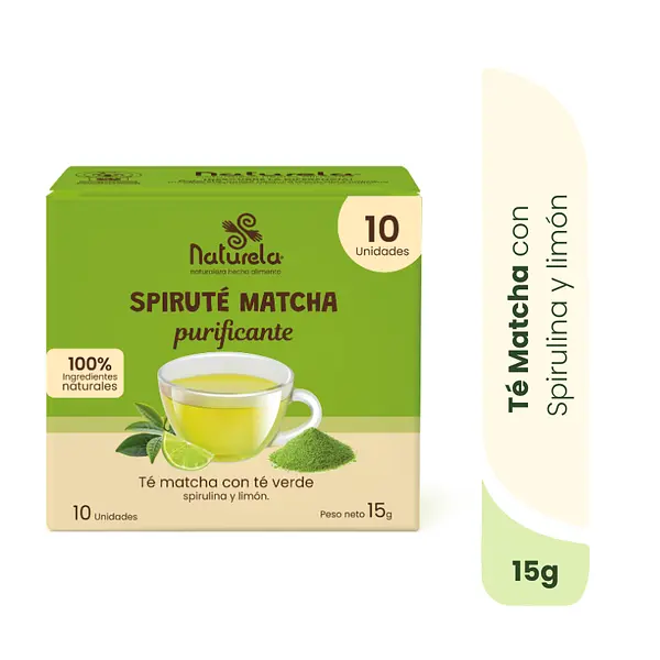 Spiruté Matcha Con Spirulina X10 | Purificante