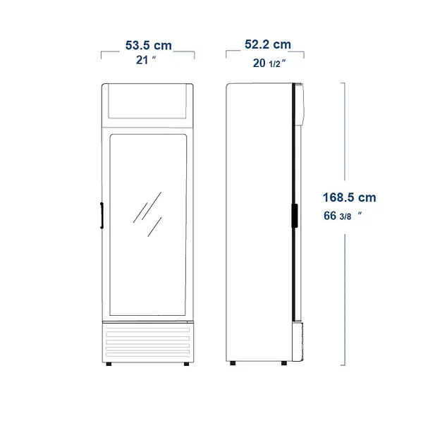 Vitrina Vertical Inducol Refrigerada De 220 Litros
