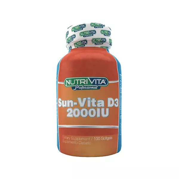 Vitamina D3 2000iu - Sun-Vita x 100 Softgels - Nutrivita