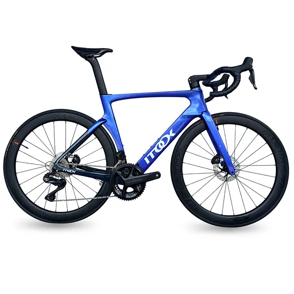 Bicicleta De Ruta Compas Pro Color Azul Petroleo