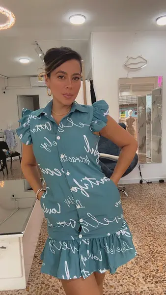 Vestido - Estampado Letras