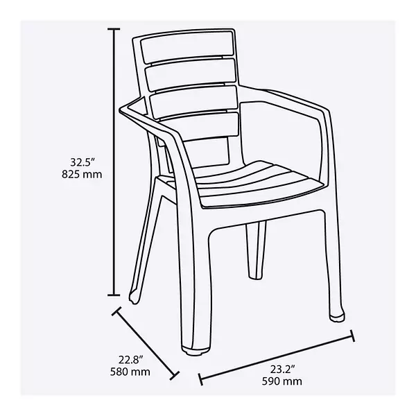 Silla Rimax Barú Con Brazos