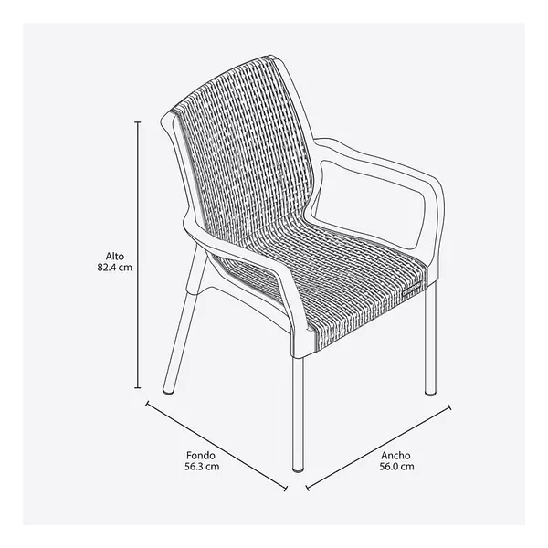 Silla Rimax Shia Con Brazos