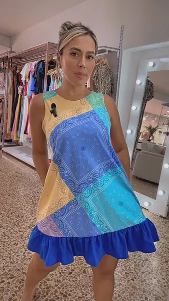 Bata Estampada - Pañoleta.