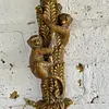 Reloj Con Monos Estilo Regency - Italia 1960