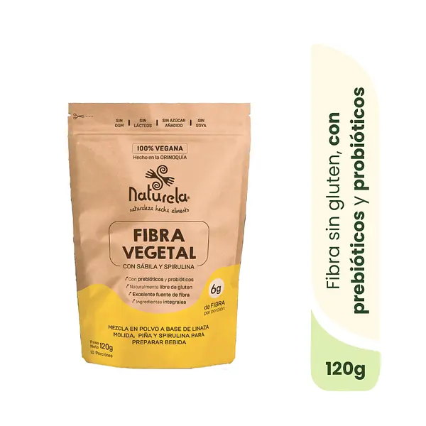 Fibra Vegetal Con Probióticos Y Prebióticos