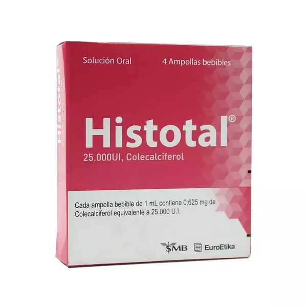 Histotal Ampollas Bebibles Colecalciferol 25.000ui