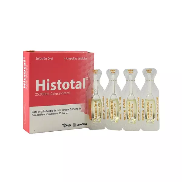 Histotal Ampollas Bebibles Colecalciferol 25.000ui