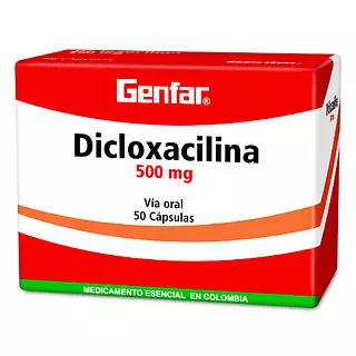 Dicloxacilina 500 Mg