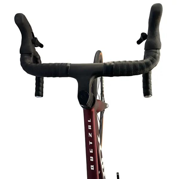 Bicicleta Ruta Vino Tinto/Gris En Aluminio Quetzal Ltwoo2x11