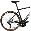 Bicicleta Ruta Gris/Negra En Aluminio Quetzal Grupo Shimano