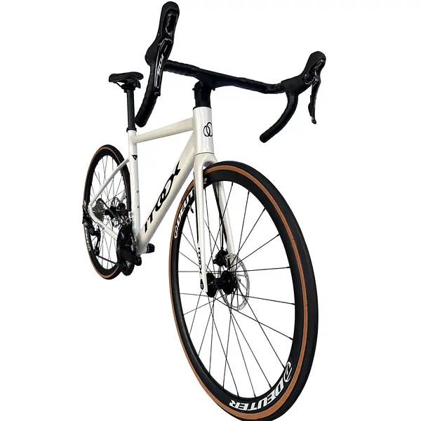 Bicicleta Ruta Blanca En Aluminio Quetzal Grupo Shimano 105