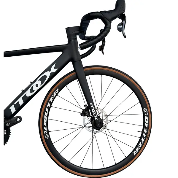 Bicicleta Ruta Negra En Aluminio Quetzal Grupo Ltwoo 2x11
