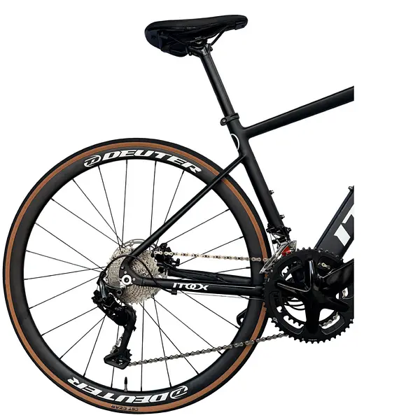 Bicicleta Ruta Negra En Aluminio Quetzal Grupo Ltwoo 2x11