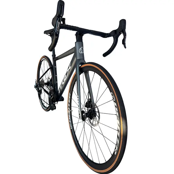 Bicicleta Ruta Gris En Aluminio Quetzal Grupo Ltwoo 2x11