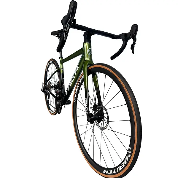 Bicicleta Ruta Verde/Negro En Aluminio Quetzal Ltwoo 2x11