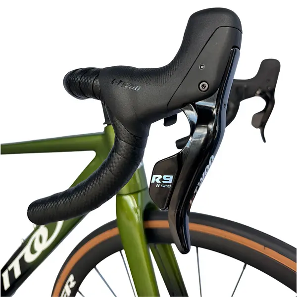 Bicicleta Ruta Verde/Negro En Aluminio Quetzal Ltwoo 2x11