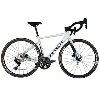 Bicicleta Ruta Blanca En Aluminio Quetzal Grupo Ltwoo 2x11