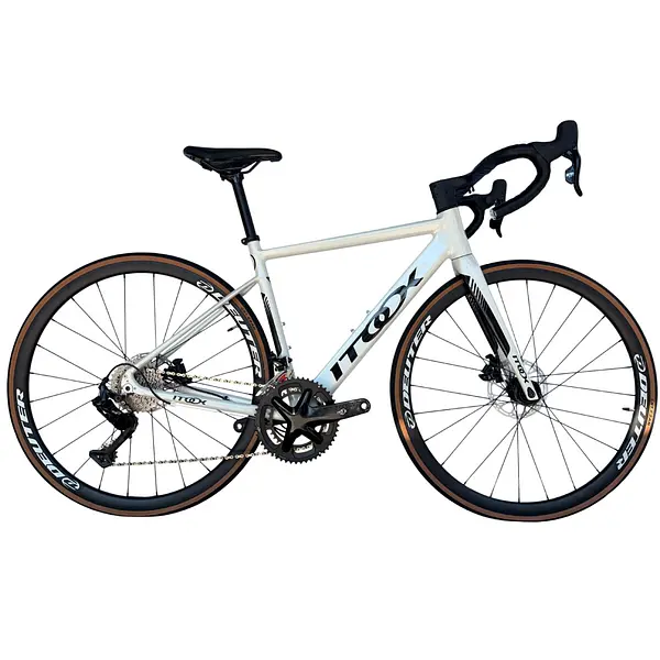 Bicicleta Ruta Blanca En Aluminio Quetzal Grupo Ltwoo 2x11