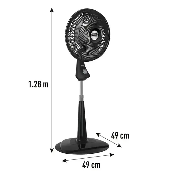 Ventilador Samurai Turbo Fresco De Pedestal 2113
