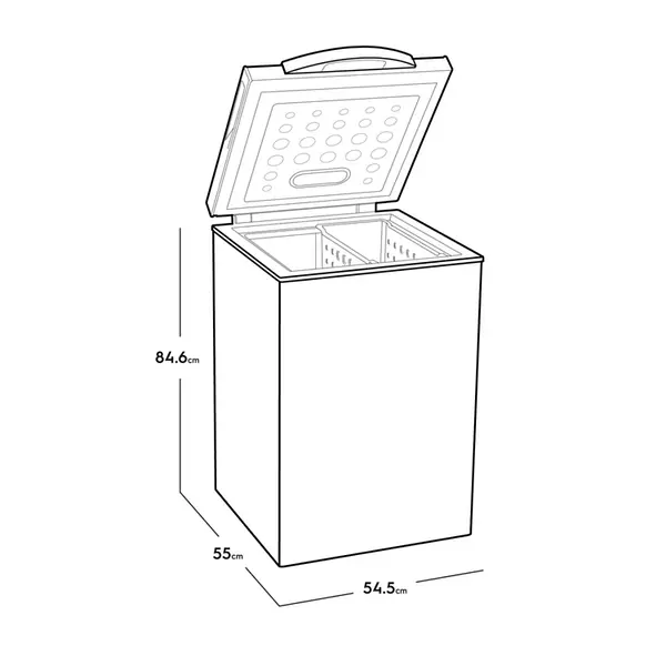 Congelador Frost Horizontal Electrolux 100 Litros Blanco