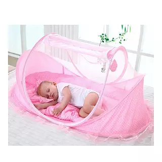 Mosquitero Cuna Portátil Rosado