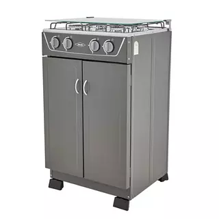 Estufa Romero Gabinete V Gas Natural Haceb Plata