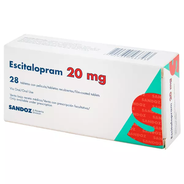 Escitalopram 20 Mg Nv