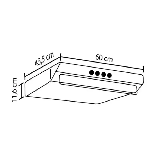 Campana Kala Inox 60cm 2 Velocidades