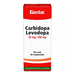 Carbidopa + Levodopa 25/250 Mg