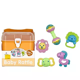 Kit De Sonajeros En Caja Naranja